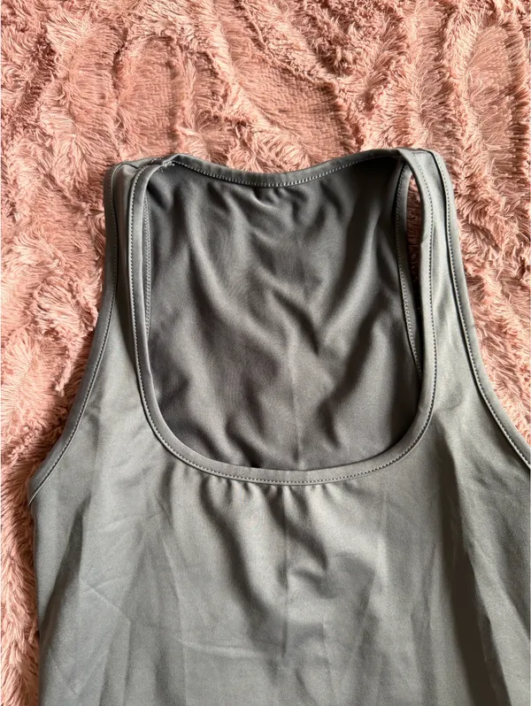 Brown Tank Top Gray - Image 2