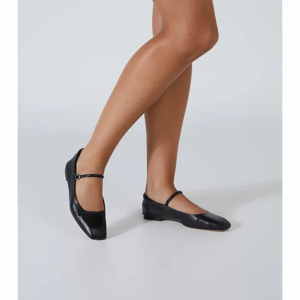 Tony Bianco BAMBI flats in BLACK VENICE, size 5.5 - Image 4