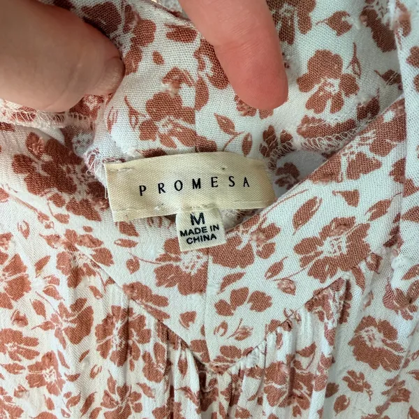 Prómesa Floral flutter sleeve Sundress - Image 3