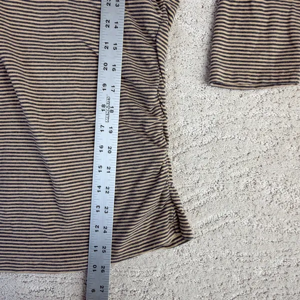 Women's Sundance Medium 1/2 Sleeve Maternity Ruched V‎ Neck Shirt - Image 5
