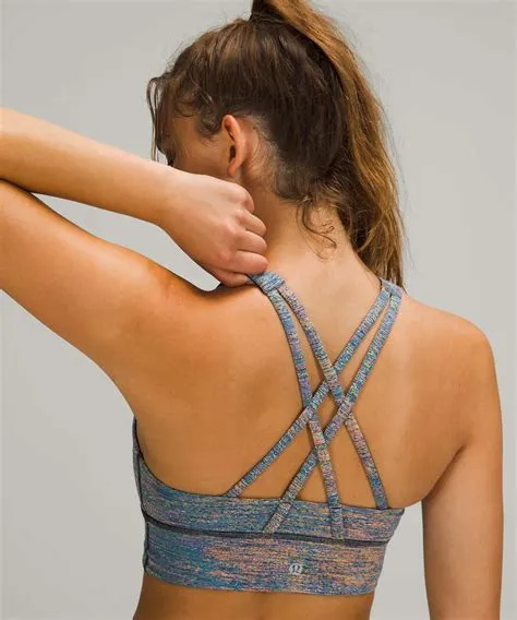 Lululemon Energy Bra High-Neck Longline Spectral Fusion Size 4 - Image 2