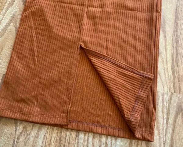 NWT Urban Outfitters Rust Ribbed Scoop Neck Maxi Dress - Medium - Image 6