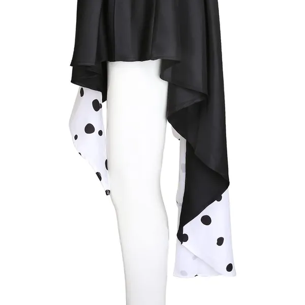 Cruella Devil Costume Women's Coat Dress Cosplay Outfit Halloween X-LARGE - Image 6