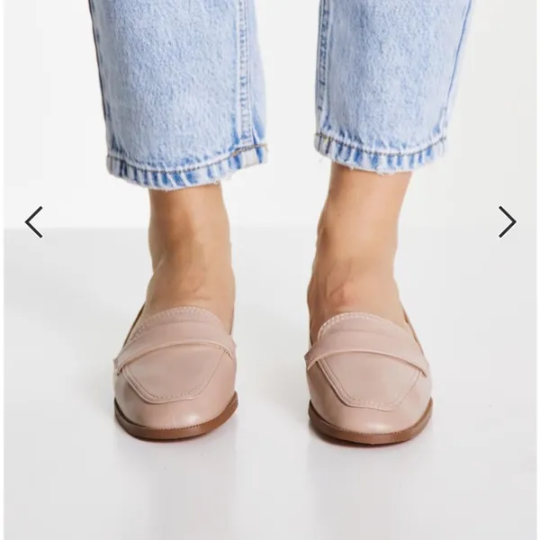 ASOS Light Pink Loafers - loafer flat shoes in blush - Image 3