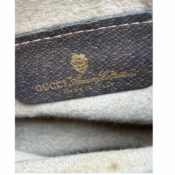 GUCCI 80s GG Supreme Canvas Accessory Pouch Mini Ophidia Bag - Image 3