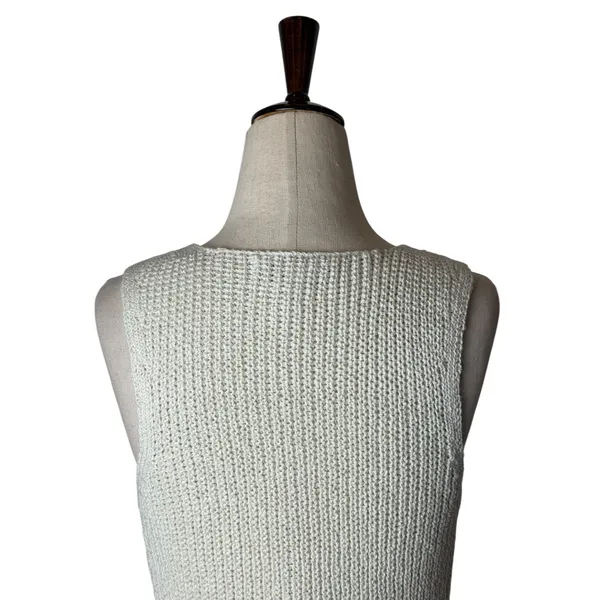 Urban‎ Outfitters Vest Women Medium Ivory Knit Demi Vest Top Streetwear Cropped - Image 8