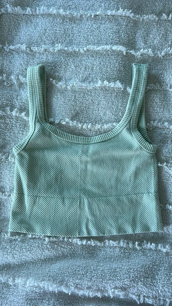 Aerie Tank Top Ribbed Cropped - Image 2