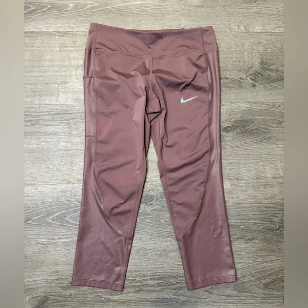 •Nike• Luxe Mauve Leggings - Image 2