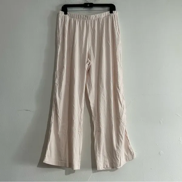 Skin Organic Pima Cotton Long Pajama Set Pink Size 4 XL - Image 2