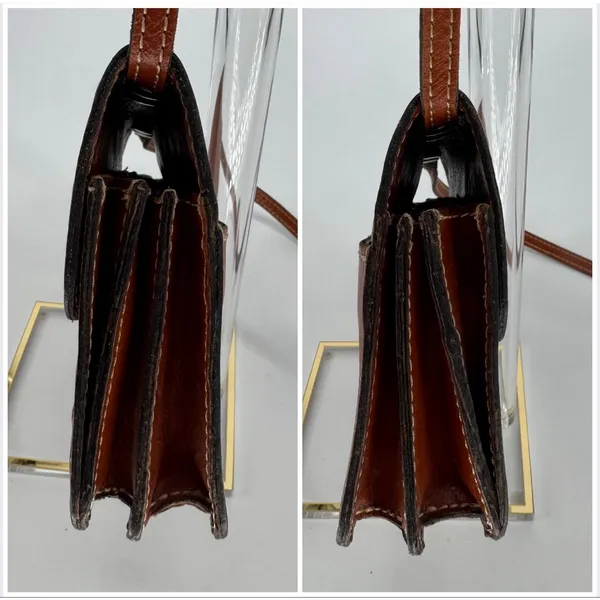 Patricia Nash Brown Tooled Leather Lanza Crossbody Bag & Clutch - Image 5