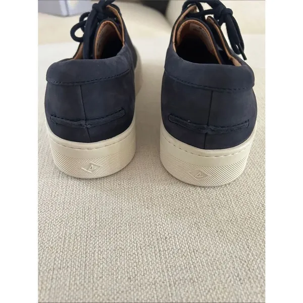 Sperry Candy Boat Shoe Navy Suede Women Size 10, NWT - Image 9
