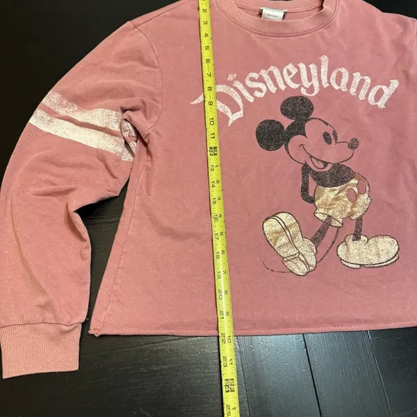 Disney Parks‎ Mauve Disneyland Mickey Sweatshirt - Image 3