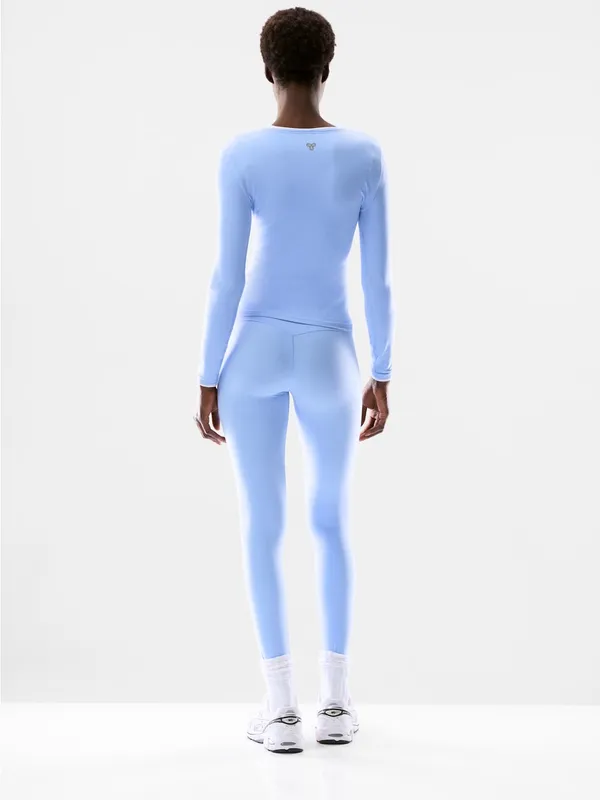 NWT Aritzia Golden BUTTER Cheeky Hi-Rise 26" Legging day flower blue size 10 - Image 6