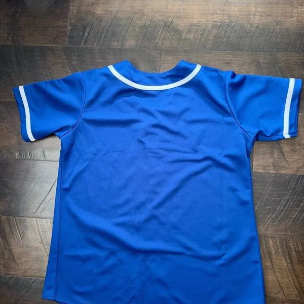 Champion Blue Baseball Jersey - Image 8