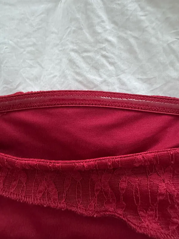 Edikted Red Tube Top - Image 5