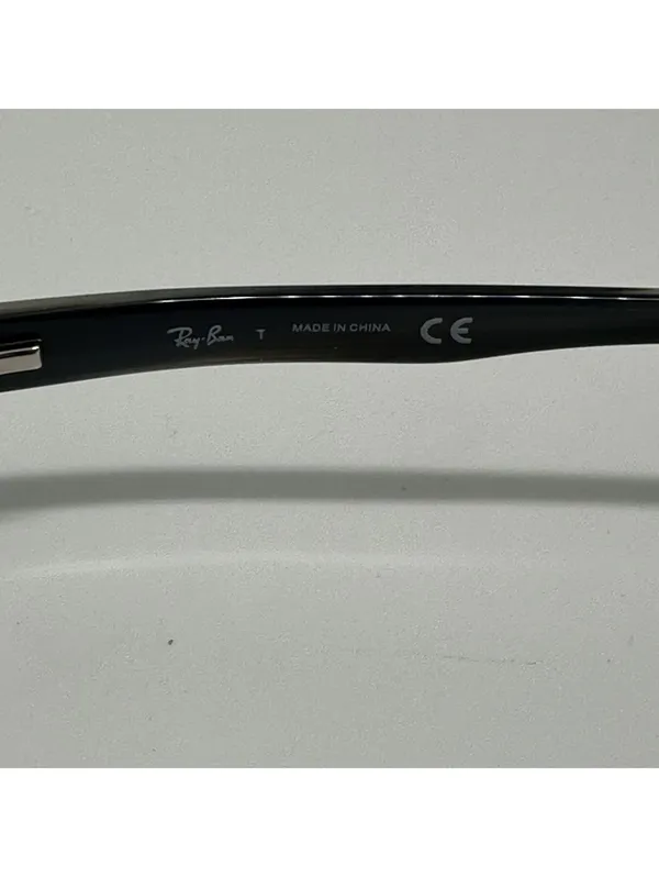 Ray-Ban Rectangular Black and Clear Prescription Glasses Frames with Case - Image 6