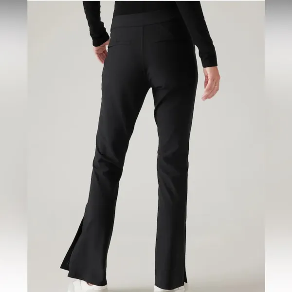 Athleta Stella flare trouser black sz 4‎ - Image 4