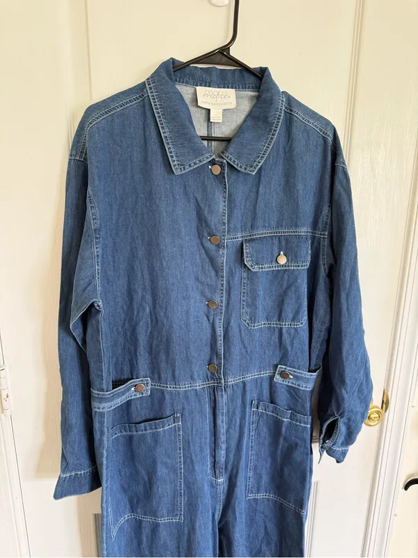 Anthropologie Mare Mare Aya Denim Utility Jumpsuit - Image 6