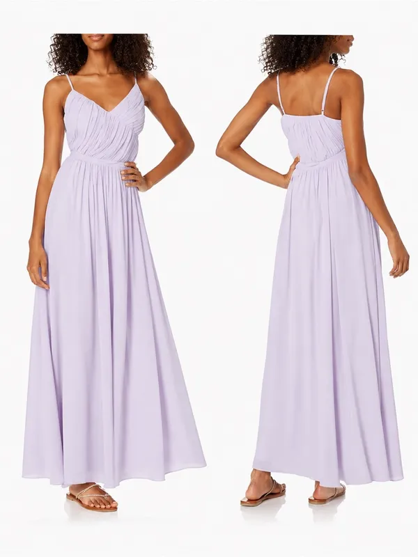 NWT Trina Turk Cherry Grove Lavender Purple Maxi Dress Size Large - Image 2
