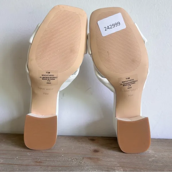 Nine West Women's Gather Sandal Size 7.5 #B1941 - Image 7