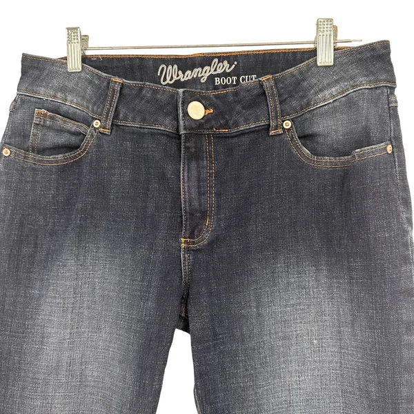 Wrangler Premium Mid Rise Bootcut Jeans Size 13x34 - Image 2