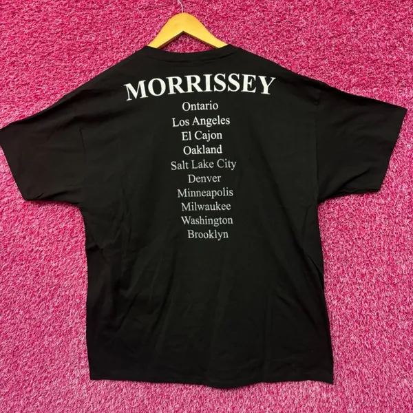 Morrissey Goth Rock Tour Tshirt size Extra Large - Image 4