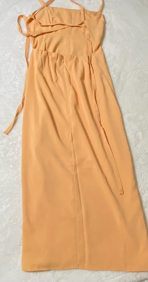 Abercrombie Yellow Midi Dress - Image 11