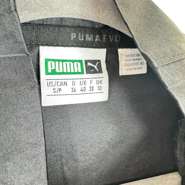 PUMA NWT Black Satin Lux T7 Full Zip Elastic Lightweight Jacket‎ Pockets Size S - Image 4