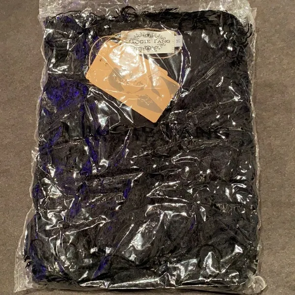 Women’s Black V-Neck Party Cocktail Dress Size M NWT - Image 9