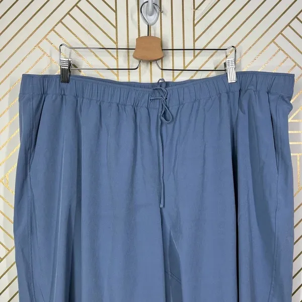 Summersalt The On-The-Go Pant in‎ Slate Blue Drawstring Plus Size US 22 - Image 4