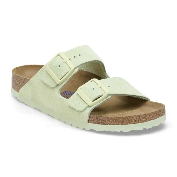 Birkenstock Women's Arizona Soft Footbed Sandals Faded Lime Size 5 US/36 EU NWB - Image 2