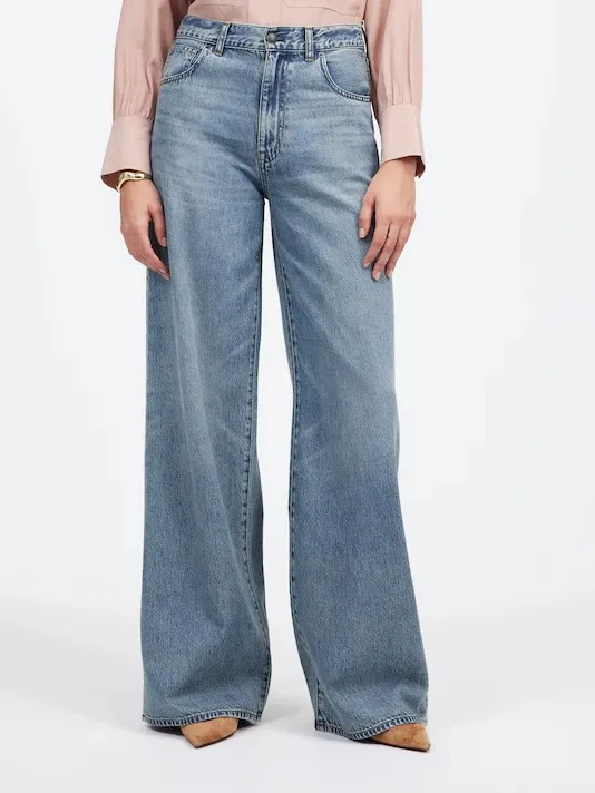 Madewell Superwide-Leg Jeans: Airy Denim Edition Size 25 NWT - Image 3