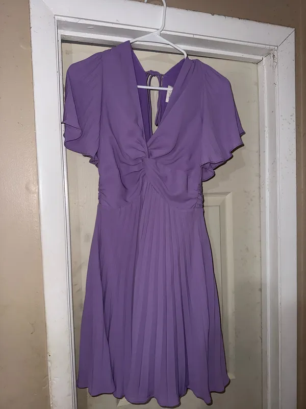Adelyn Rae Purple Dress - Image 2