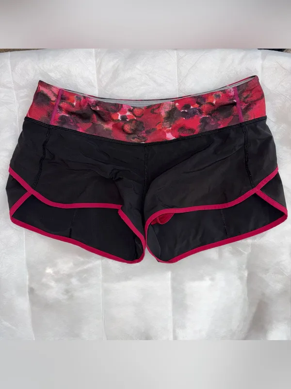 Lululemon Womens Speed Up Shorts Size 8 Running Sweat Wicking Stretch Workout - Image 2