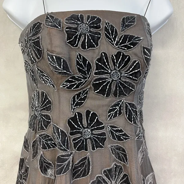 Akira Whimsigoth Evening Gown Size XSmall Fairycore Coquette Burnout Mesh Dainty - Image 2