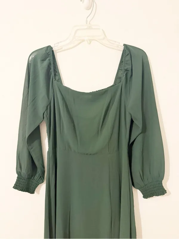 NWT Baltic Born Giselle Maxi Dress Evergreen Cocktail Formal Size Medium M - Image 4