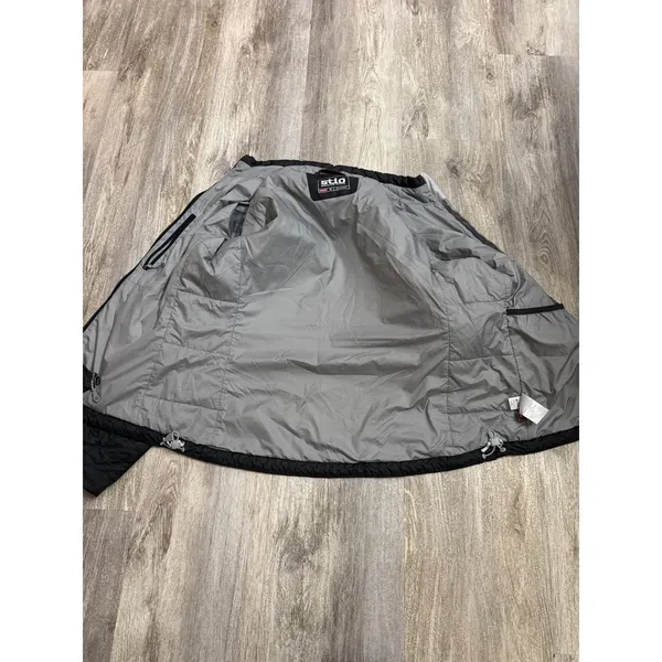 Stio Womens Azura Insulated Jacket Gray Black Quilted Primaloft Puffer Medium - Image 9