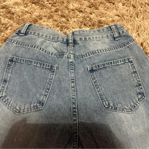 Blue Distressed Jeans Size M - Image 3