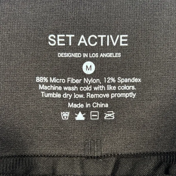 SET‎ Active SculptFlex Leggings Espresso Brown Medium EUC Training  Workout Gym - Image 6