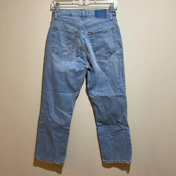 Abercrombie & Fitch SHORT The Ankle Straight Ultra High Rise Jeans Size 26/2S - Image 9
