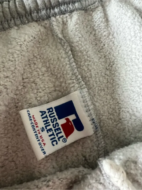 Russell Athletic Light Gray Fleece Sweatpants - Image 2