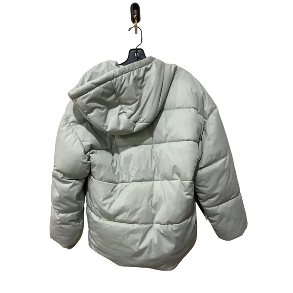 Aqua Hooded Puffer Coat Small Celadon Size‎ Medium - Image 5