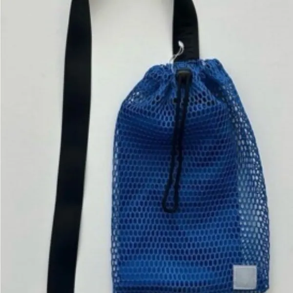 Free People Blue Mesh Sling Bag - Image 2
