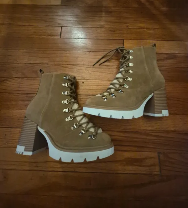 Girls Night Vibes: JustFab Sherpa Lined Booties - Image 4