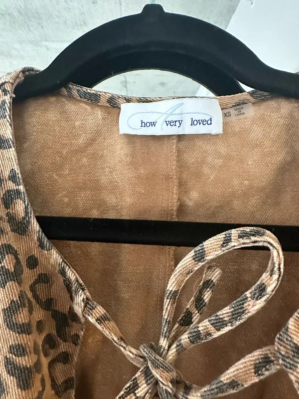 how.very.loved Cheetah Print Denim Shirt - Image 3