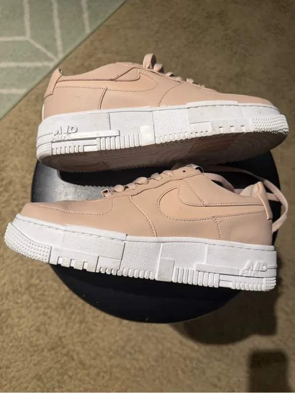 Nike Air Force Pixel - Nude & White - Image 4