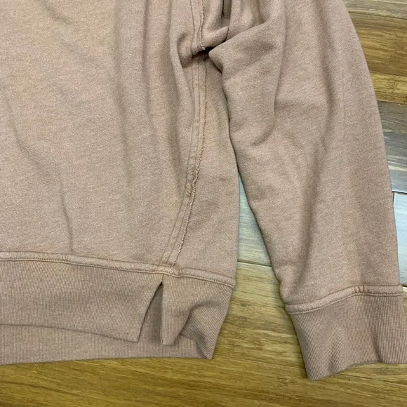 Michael Stars V-Neck Pullover Sweatshirt Womens Size XL Brown Relaxed‎ Fit Comfy - Image 2