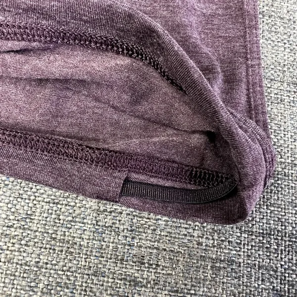 Lululemon‎ Tied To It Tank Black Cherry Heathered Open Back Yoga Top - Image 4