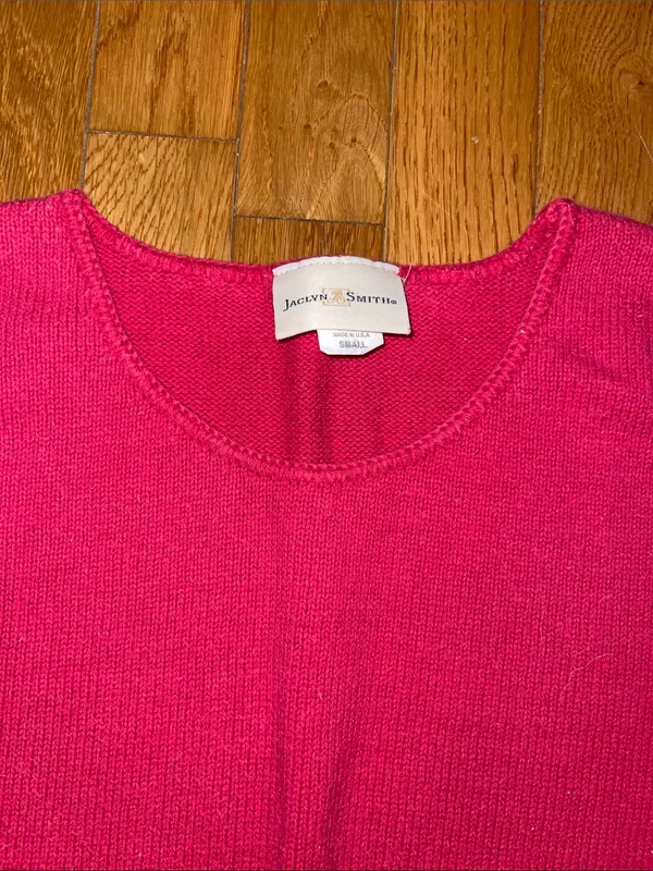 Classic Sleeveless Knit Shell Top - Pink - Image 3