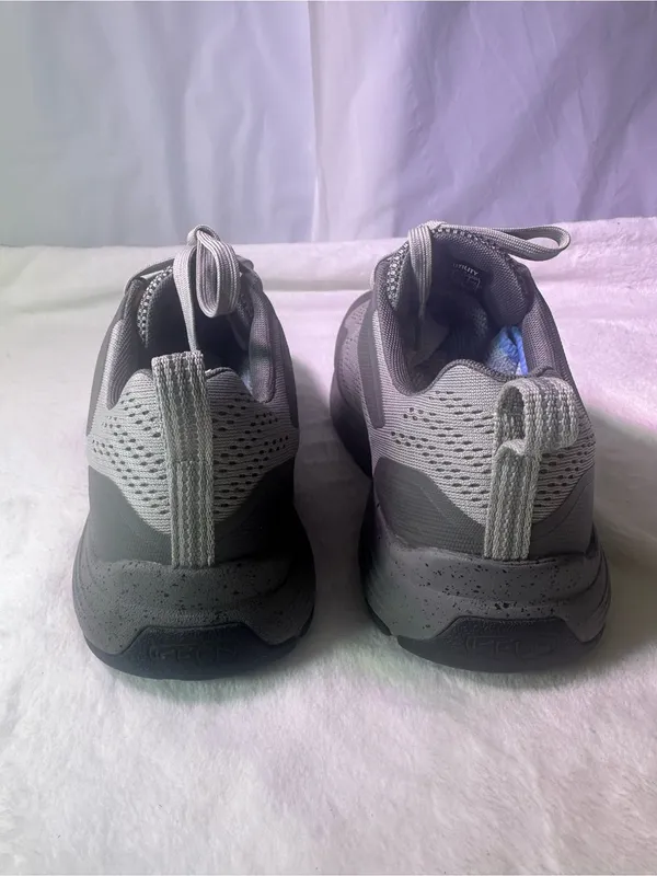 Keen Gray Mesh Athletic Sneaker with Orange Accent - Image 8